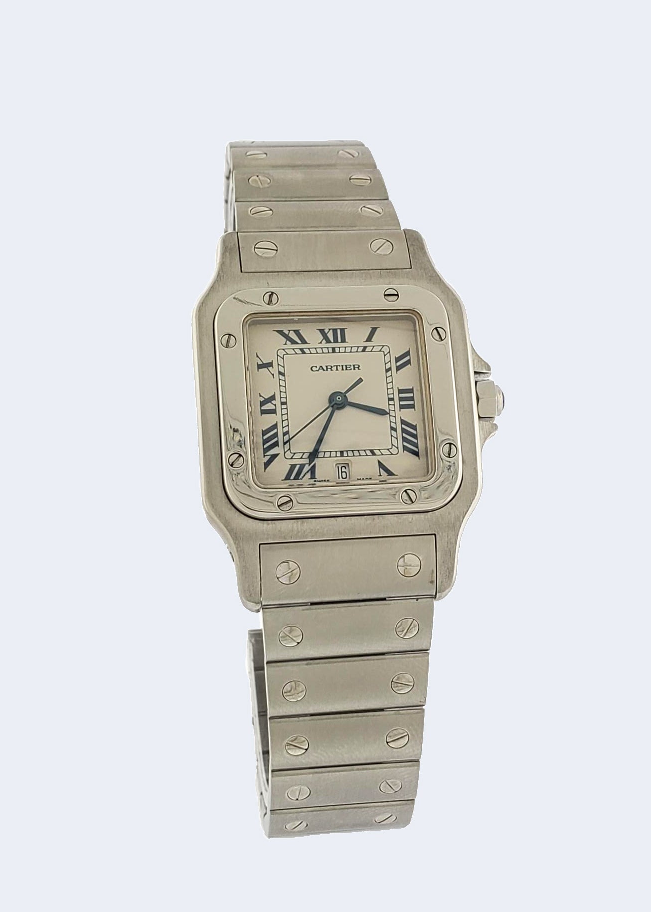 Stainless Steel Cartier Santos Galbee Quartz Model 1564
