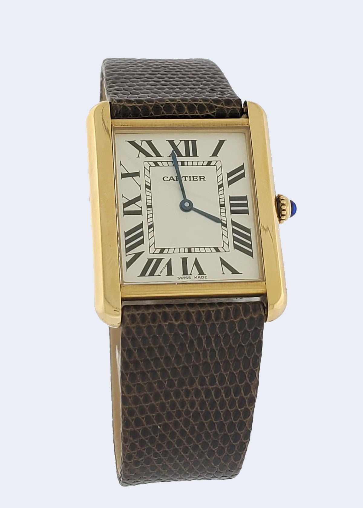 18K Yellow Gold and S/S Cartier Tank Solo Year 2007