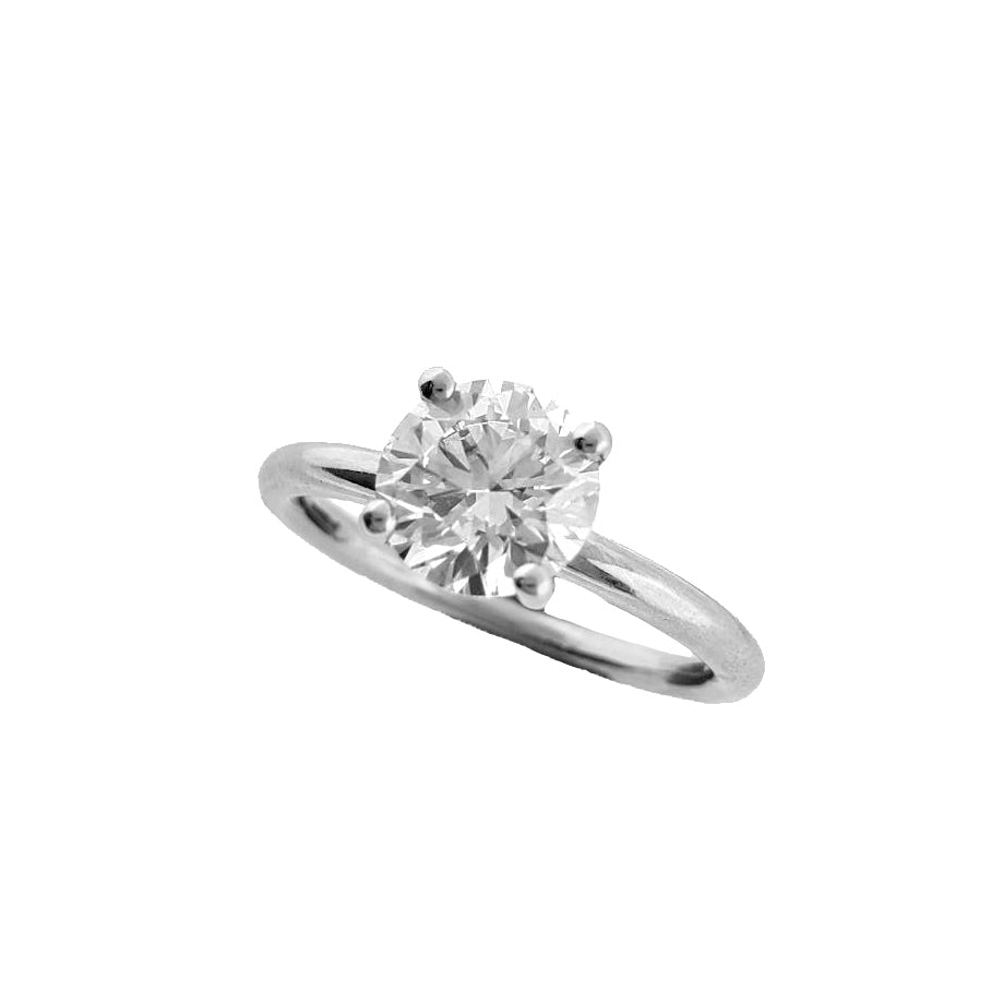 Platinum 1.25cts Lab Grown Diamond Solitaire Ring