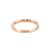 14K Rose Gold Evenly Spaced Bead Set Diamond Eternity Ring