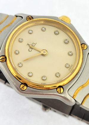 S/S and 24K Gold Plated Ladies Ebel Watch