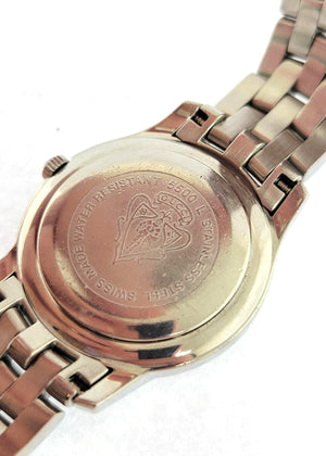 S/S Ladies Gucci watch with M.O.P and Diamond Dial