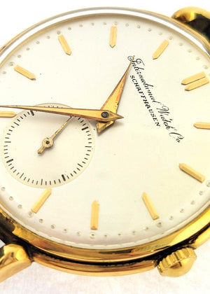 18K Y/G Vintage International Watch Company (IWC) Circa 1950's