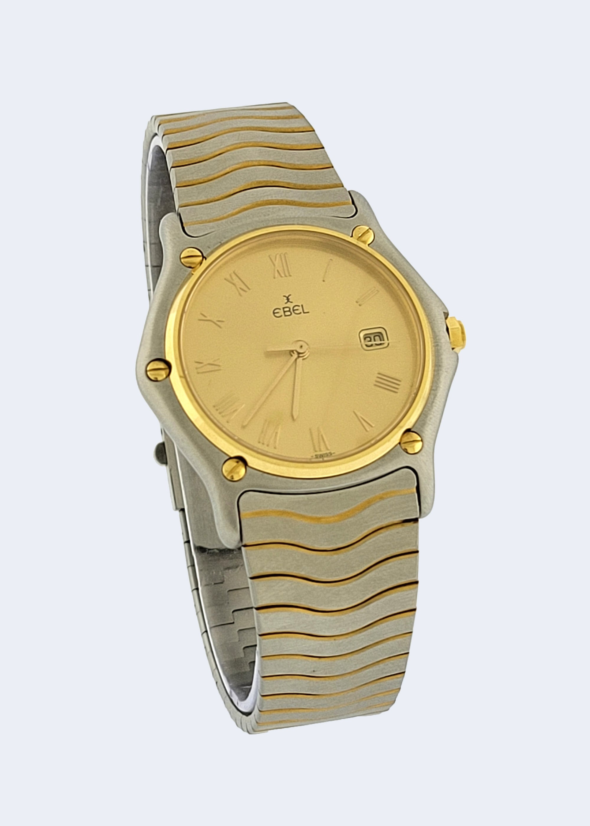 S/S Ebel Sport Wave Classic Watch Ref 183909 Circa 1990's