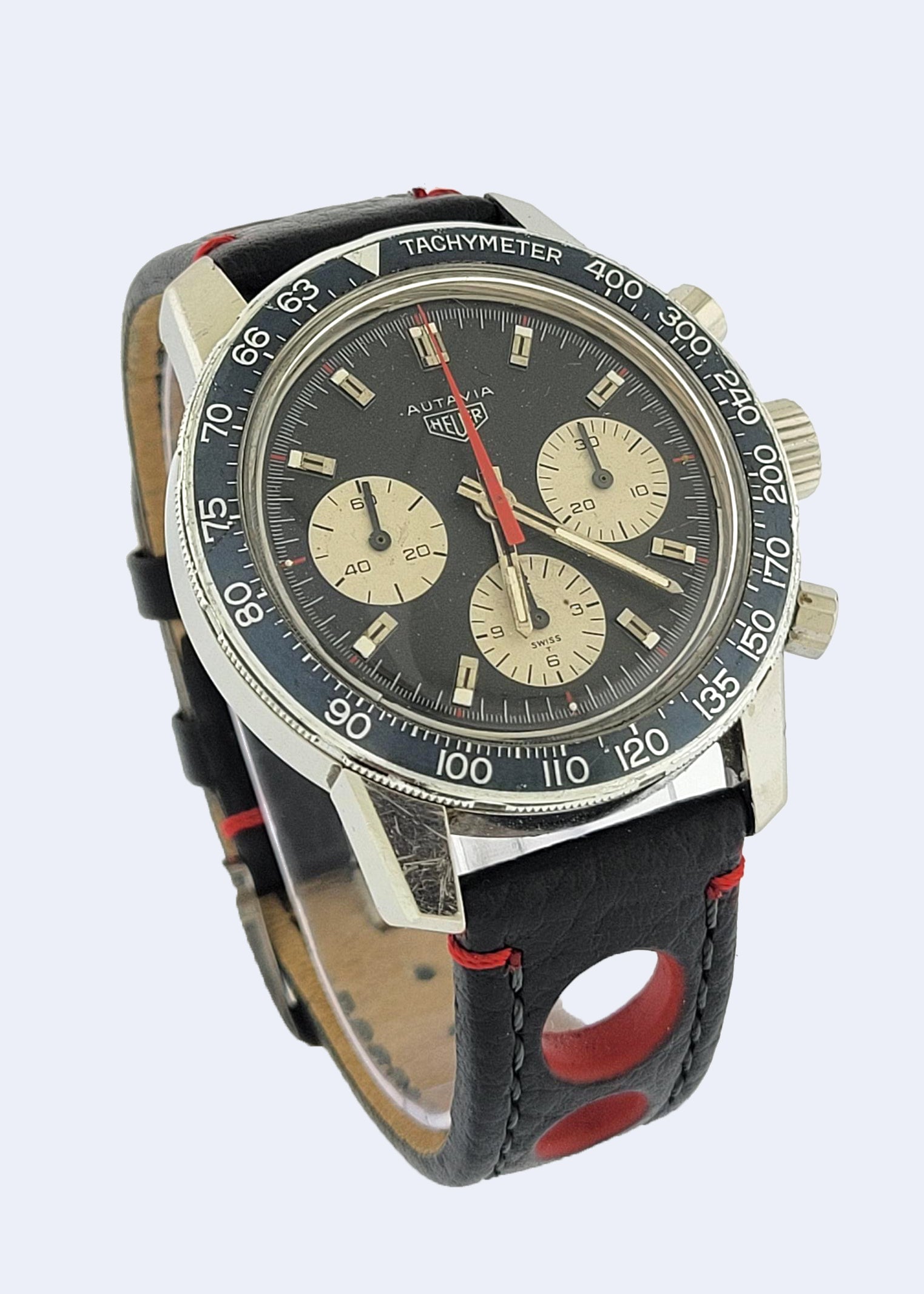40mm Tag Heuer Autavia Chronograph Reference 2446C Circa 1970