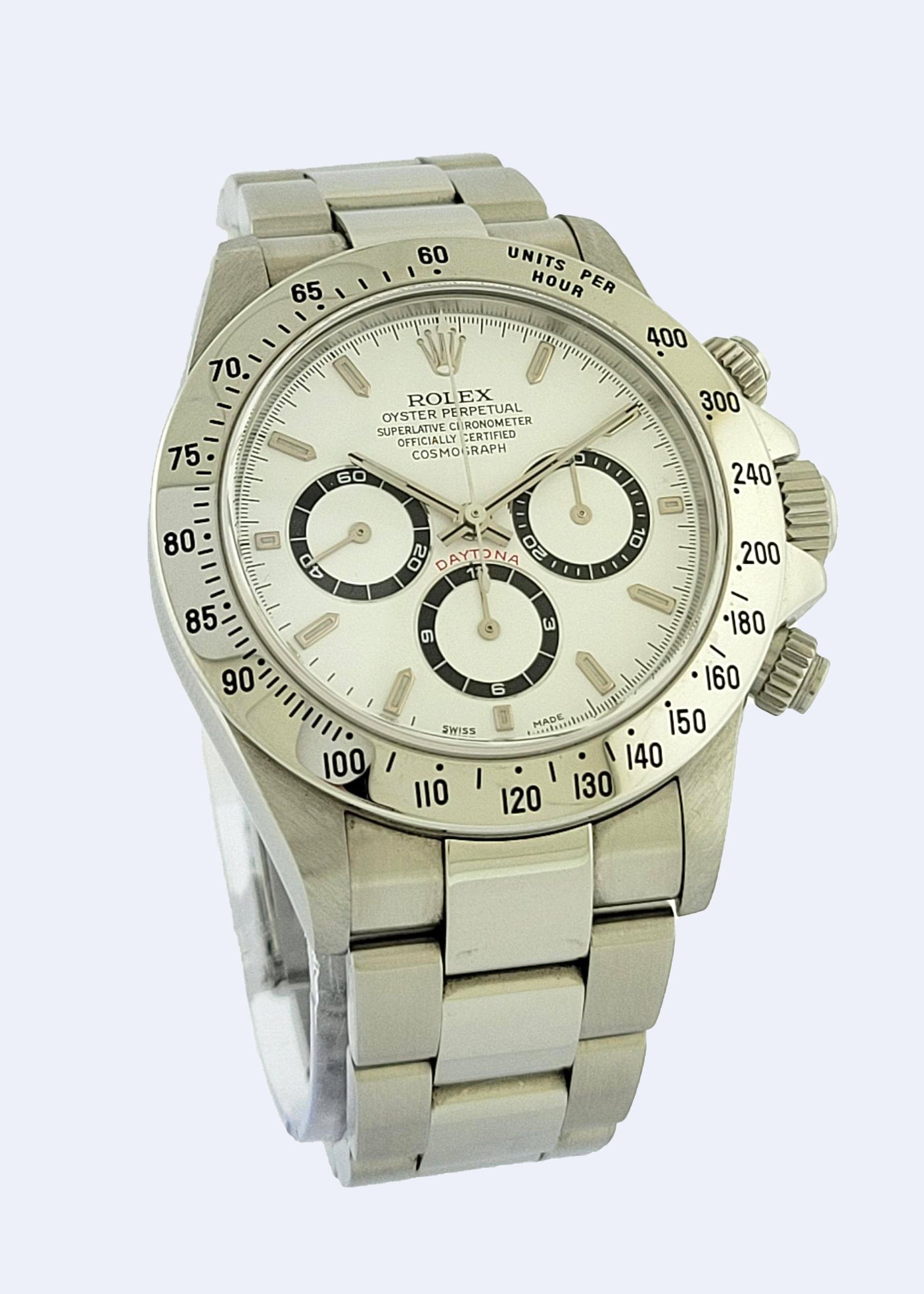 S/S Rolex Daytona Ref 16520 Zenith A Series Automatic Cal. 4030 based on 'Zenith El Primero'