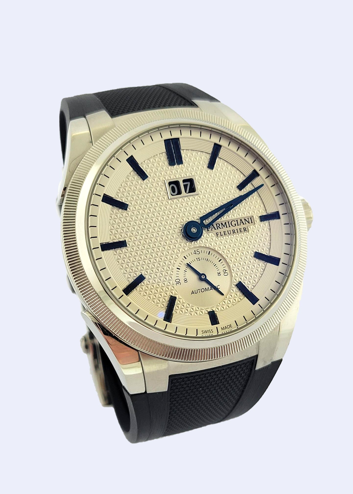 Limited Edition S/S Parmigiani Fleurier Tonda GT with Silver Dial