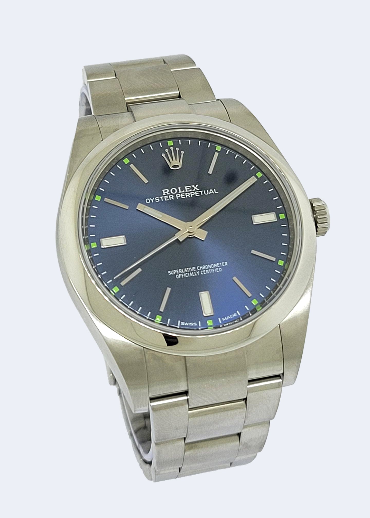 S/S Rolex Oyster Perpetual 39mm Reference 114300 Full Set
