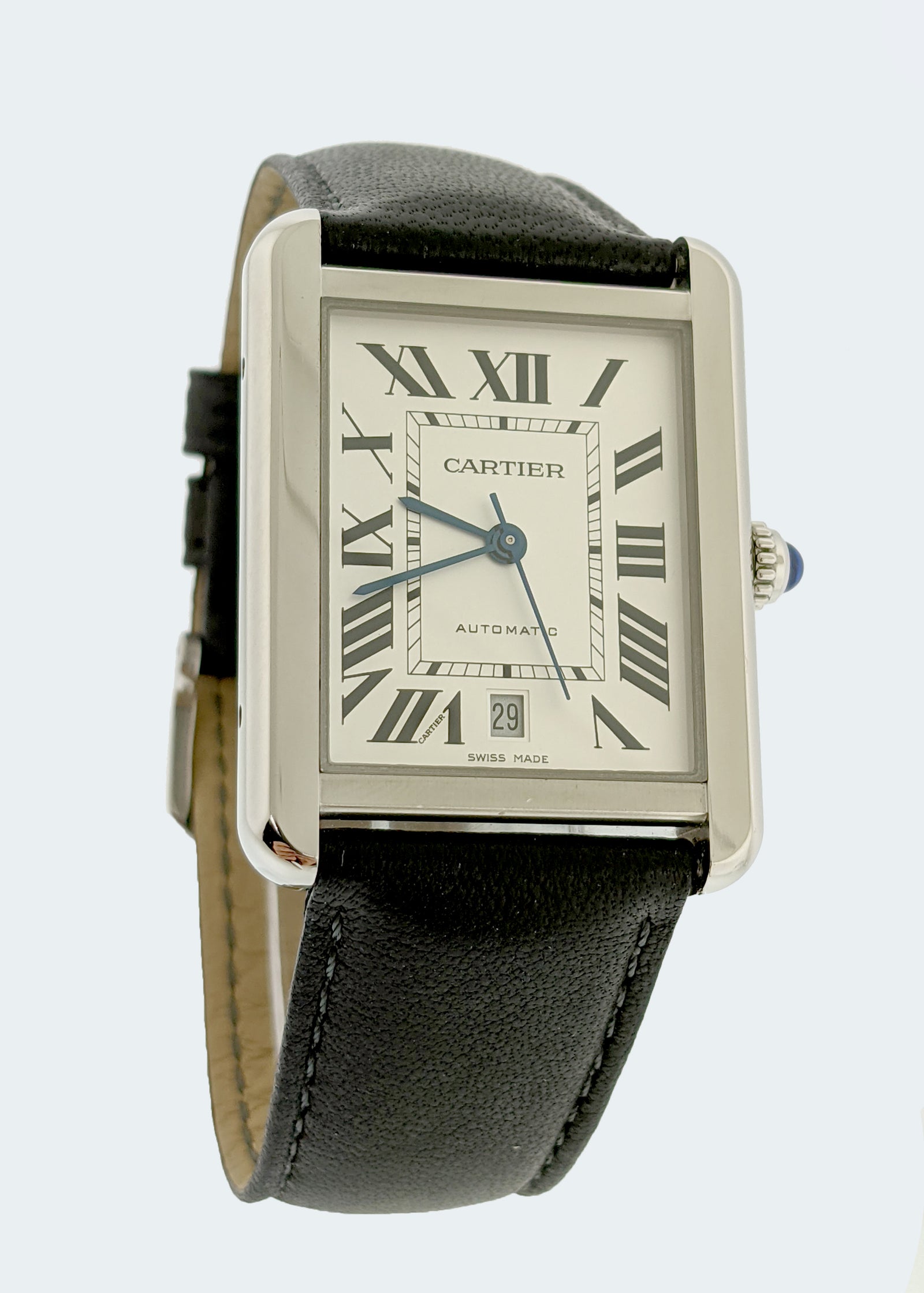 S/S Cartier Tank Solo XL Size 3800 Case Ref W5200028