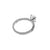 14K W/G Lab Grown Oval Cut Diamond Engagement Ring