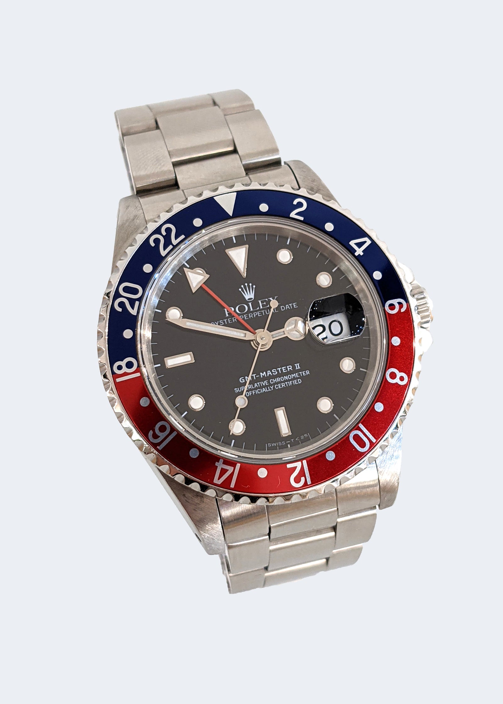 S/S Rolex GMT Master II 'Pepsi' Ref 16710 Year 1990