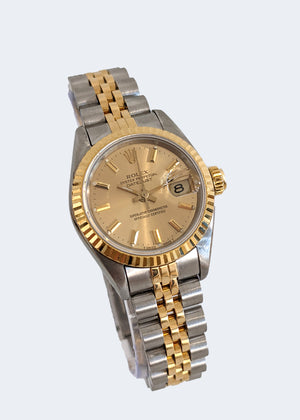 18K Yellow Gold and Stainless Steel Women's Rolex Datejust 69173