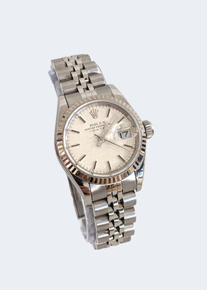 18K White Gold and S/S Rolex Ladies Datejust 69174