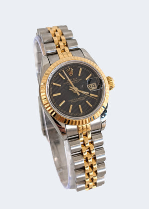 18K Yellow Gold and S/S Ladies Rolex Datejust 69173