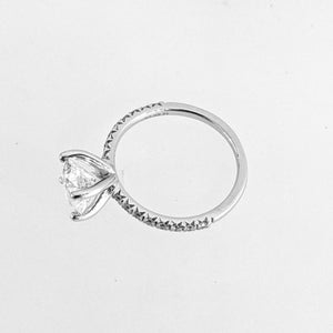 14K W/G 1.91ct Lab Grown Diamond Engagement Ring