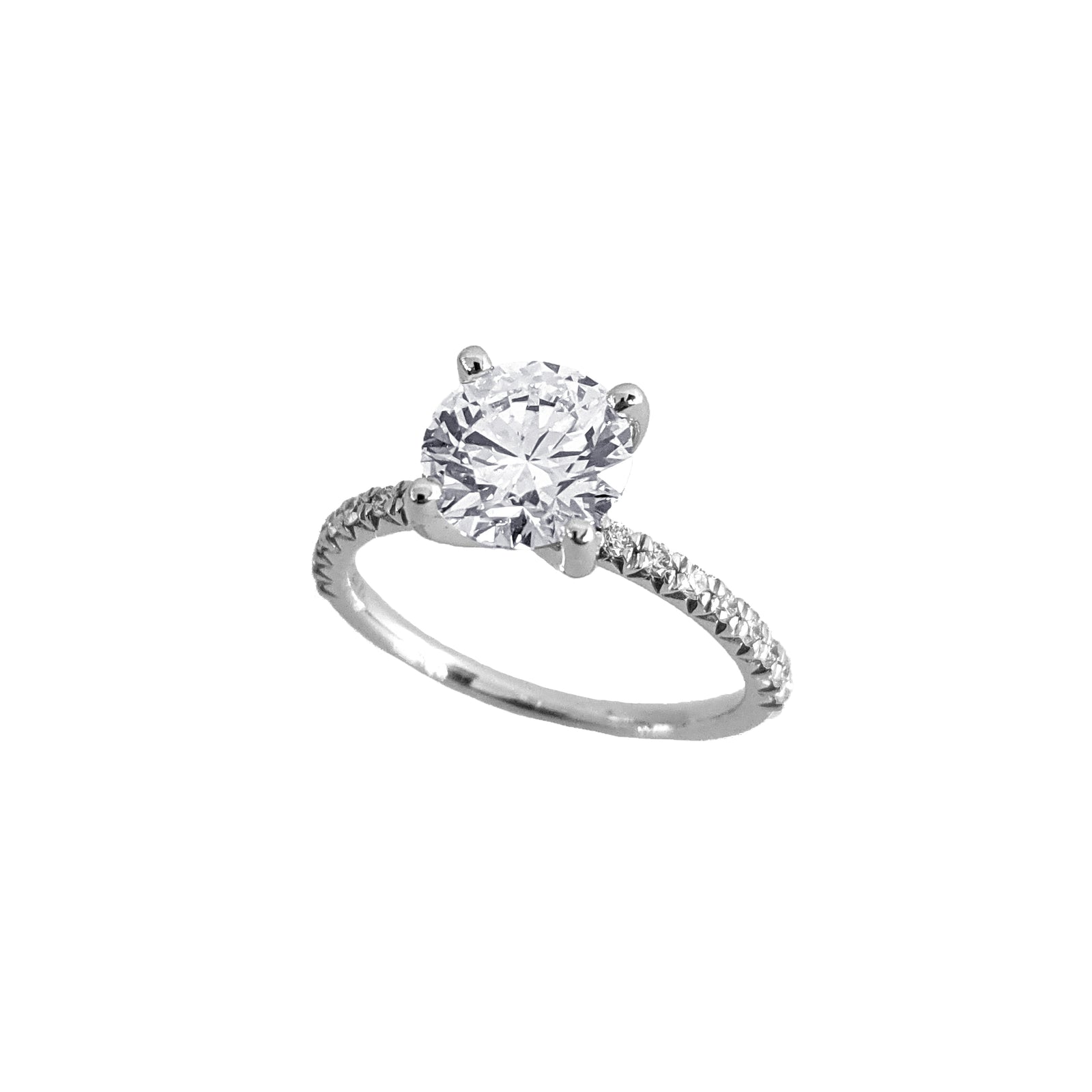 14K W/G 1.91ct Lab Grown Diamond Engagement Ring
