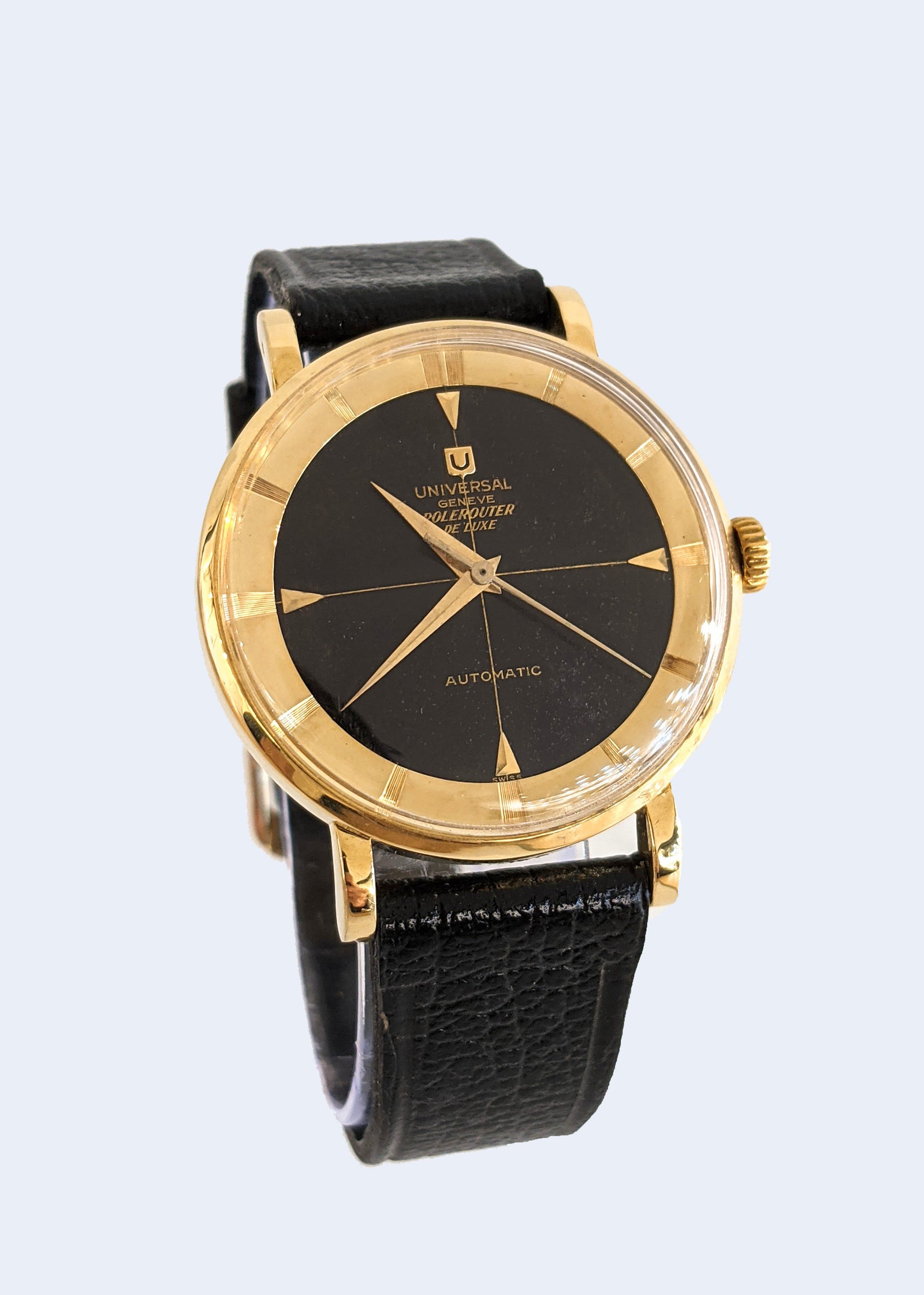 18K Yellow Gold Very Early First Edition Universal Geneve Polerouter