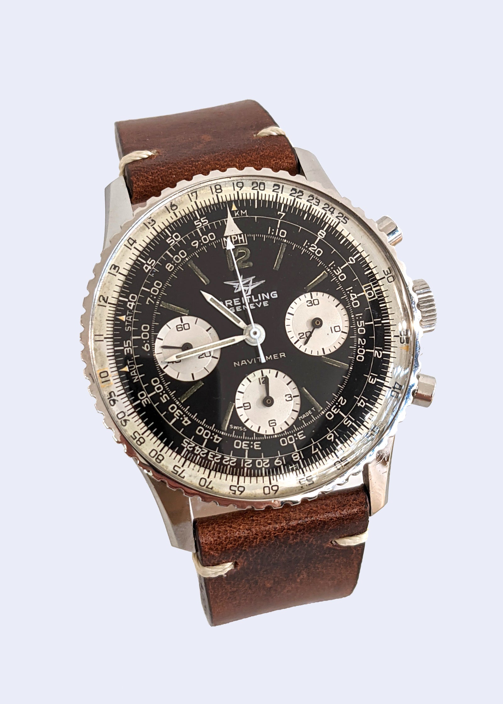 Stainless Steel Breitling Navitimer Model 806 Year 1967
