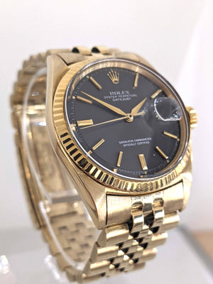 Rolex 14K Yellow Gold Datejust Ref 1601 Circa: 1963